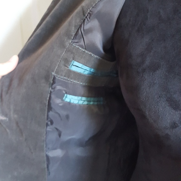 Zara Basics Fine Corduroy Fitted Blazer - Picture 7 of 7